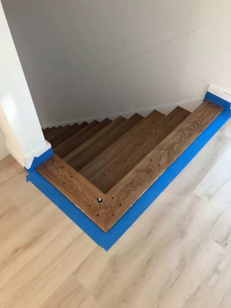 Refinished maple floors