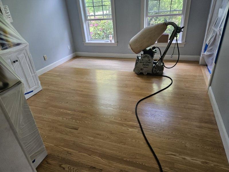 Commercial flooring installation